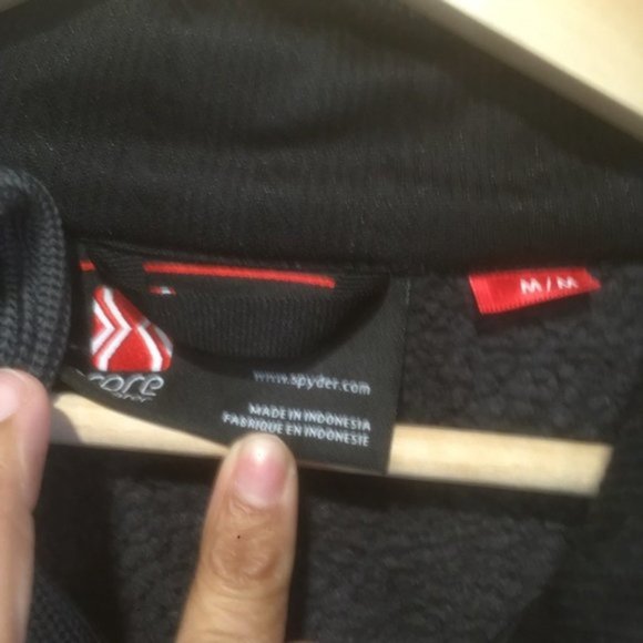 Spyder Core Sweater Mens Medium Full Zip - Picture 3 of 9